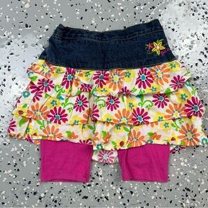 Y2K Dora the Explorer Nickelodeon Denim Skirt with Pink Shorts Lining